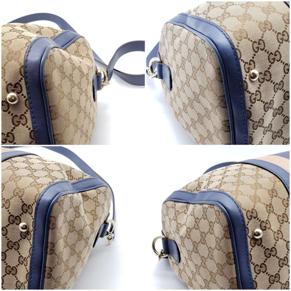 Authentic Gucci Canvas Vintage Medium CrossbodyBag - Picture 11 of 16